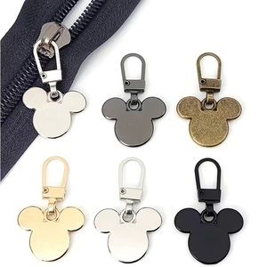 5pc Assorted Metal Zipper Pulls - Charms
